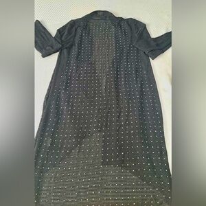 VOCAL Crystal Drape Cardigan